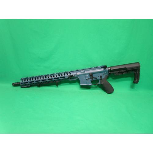 USED POF P-15 5.56MM 16" AR15. COBALT BLUE DIRECT IMPINGMENT. NO MAG OR SIGHTS. VERY CLEAN 98%
