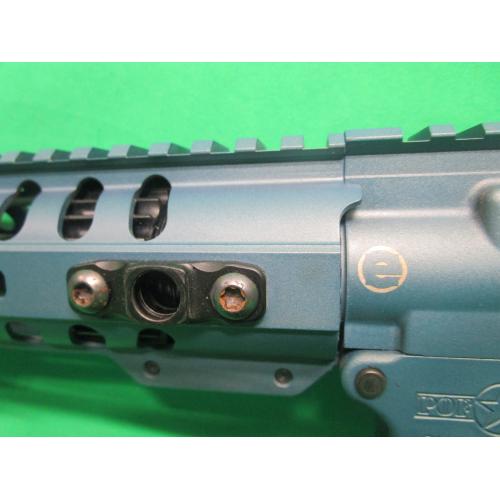 USED POF P-15 5.56MM 16" AR15. COBALT BLUE DIRECT IMPINGMENT. NO MAG OR SIGHTS. VERY CLEAN 98%