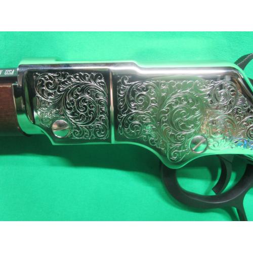 USED HENRY H004SE SILVER EAGLE 22S/L/LR 20" OCTAGON W/ ENGRAVED RECEIVER