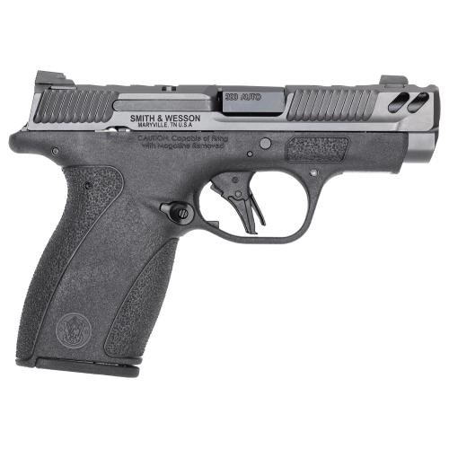 Smith & Wesson 14416 PC Bodyguard 2.0 Carry Comp Micro Frame 380 ACP 12+1 3.10" Black Armornite Ported Barrel, Gray Armornite Stainless Steel Serrated