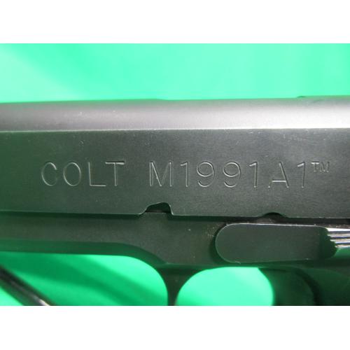 USED COLT M1991A1 COMPACT 45ACP 3.5" 1911 OFFICERS SIZE PISTOL W/ HOGUE GRIPS & (1) 7RD MAG