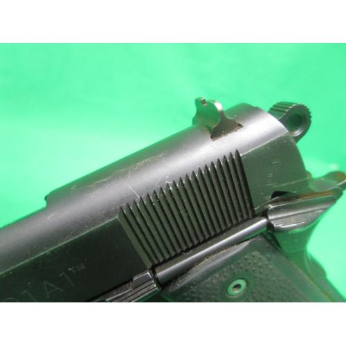 USED COLT M1991A1 COMPACT 45ACP 3.5" 1911 OFFICERS SIZE PISTOL W/ HOGUE GRIPS & (1) 7RD MAG