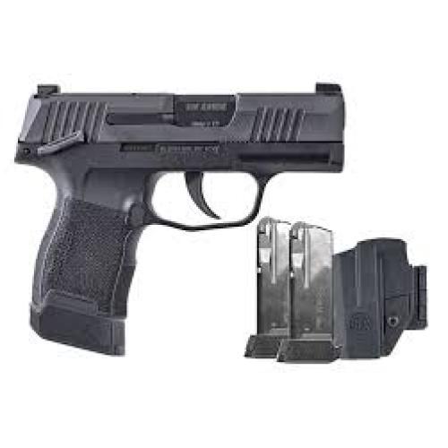 Sig Sauer 365-9-BXR3P-MS-TACPAC P365 BXR Micro-Compact 9mm TacPac 3-12rd Mag MS
