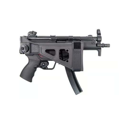 Military Arms Corporation MAC 5K, Semi-automatic Pistol, 9MM, 5.8 Threaded/Tri Lug Barrel, SB Tactical Brace, Matte Black, 30 Rounds