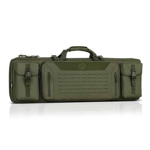 Savior Equipment RB-3612DG-VER2-OG - Urban Warefare - Double Rifle Case - Green