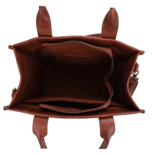 Jessie & James Kathy Concealed Carry Tote Bag Cognac