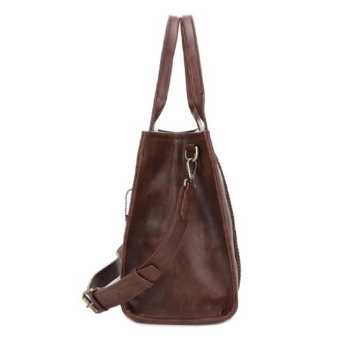 Jessie & James Kathy Concealed Carry Tote Bag Dark Brown