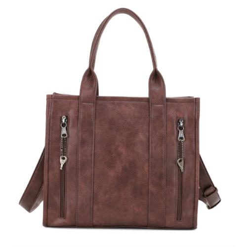 Jessie & James Kathy Concealed Carry Tote Bag Dark Brown