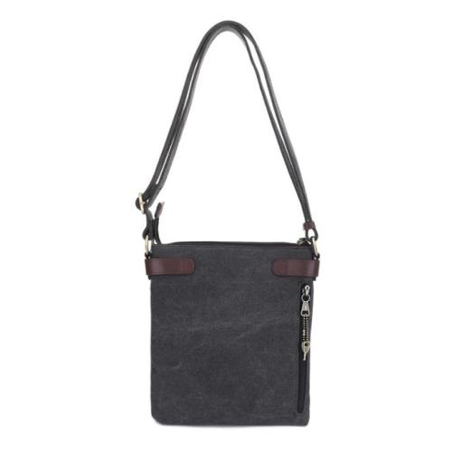 Jessie & JamesBailey Concealed Carry Canvas Crossbody Black