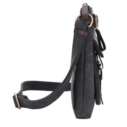 Jessie & JamesBailey Concealed Carry Canvas Crossbody Black