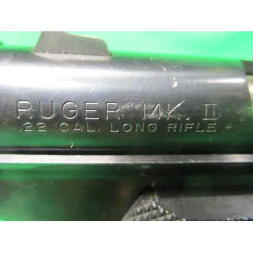 USED RUGER MK II 22LR 4.5" W/ (1) 10RD MAG