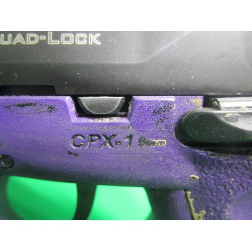 USED SCCY CPX-1 9MM 3" W/ (2) 10RD MAGS