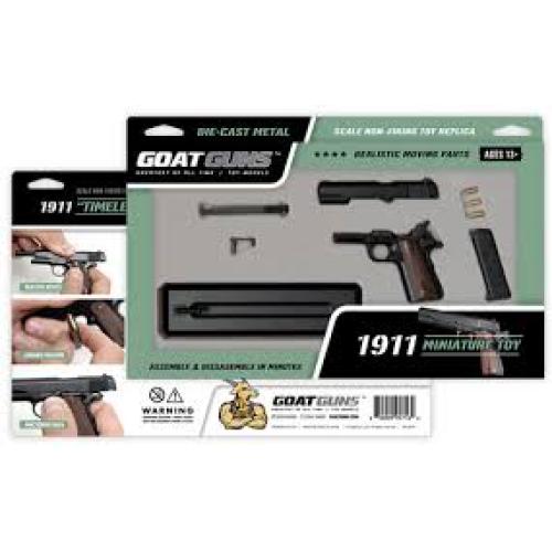 GoatGuns Black 1911 Miniature 1:2.5 Scale Die Cast Gun Model