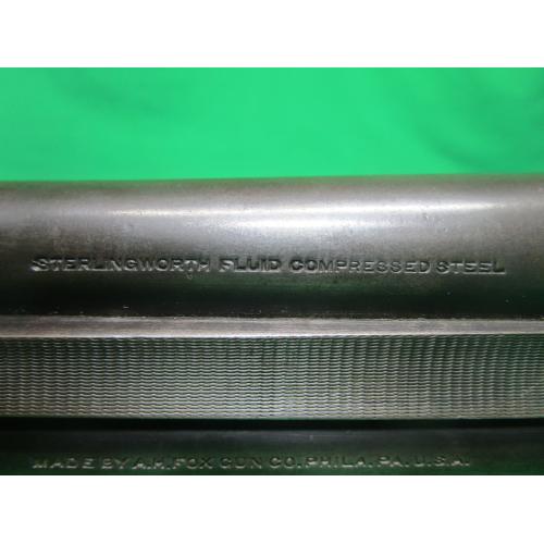 USED 1927 A.H. FOX GUN CO STERLINGWORTH 12GA 30" SXS