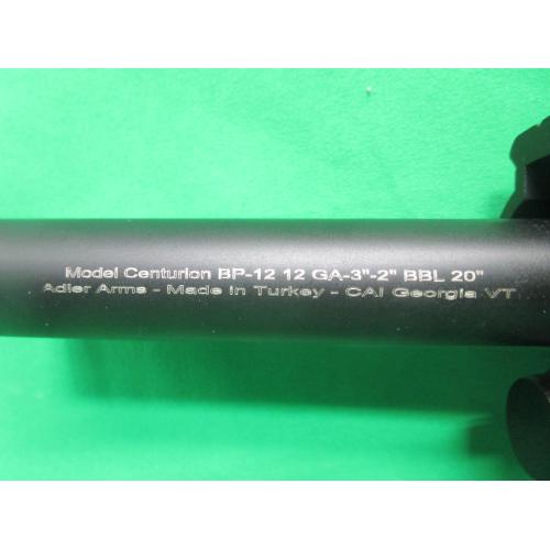 USED CENTURION BP-12 12GA 20.5" W/CHOKES & (1) 5RD MAG