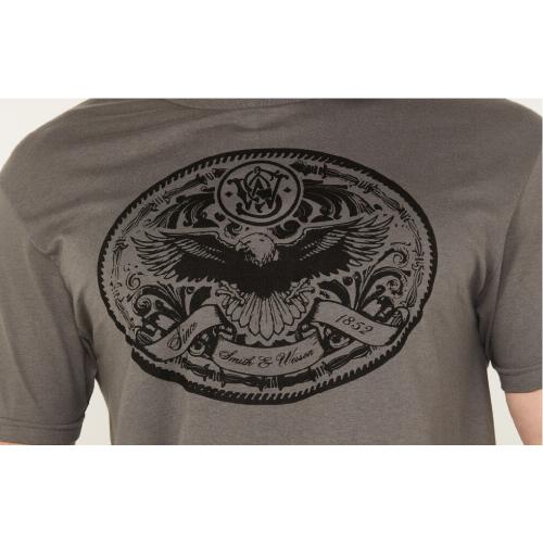 Smith & Wesson Eagle Belt Buckle T-Shirt Grey 3XL