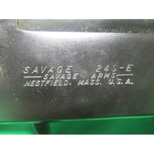 USED SAVAGE 24S-E 22LR/20GA 24"