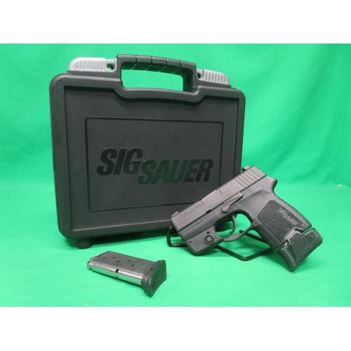 USED SIG SAUER P290RS 9MM 3" W/CASE (1) 6RD (1) 8RD MAGS
