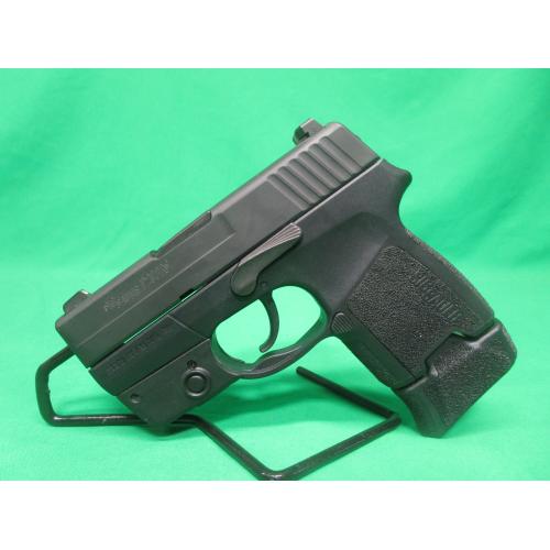 USED SIG SAUER P290RS 9MM 3" W/CASE (1) 6RD (1) 8RD MAGS
