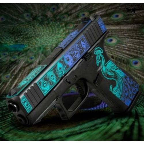 Shark Coast Tactical Glock 43X 9MM Optic Ready 1 10 Round Magazine Peacock - UX4350201FR
