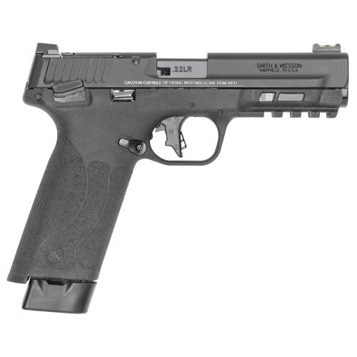 SMITH & WESSON M&P 22X .22LR 4.1IN BARREL 2-20RD MAGAZINES WHITE DOT SIGHTS THUMB SAFETY BLACK 14312