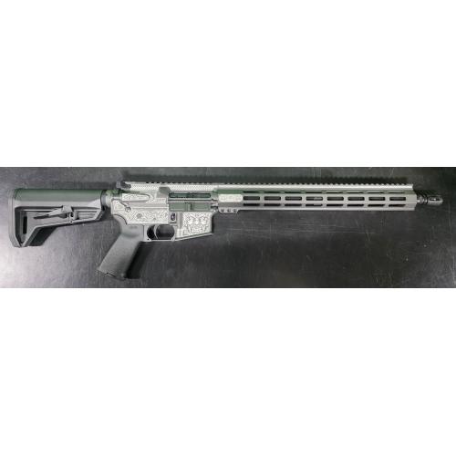 Shark Coast Tactical, POLYNESIAN, Semi-automatic Rifle, AR, 223 Remington/556NATO, 16" Barrel, Deep Laser Engraved Receiver, POLNESIAN, Cerako
