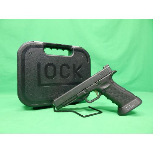 USED GLOCK 35 GEN4 40S&W 5.25" W/CASE (1)15RD MAG AFTERMARKET TRIGGER & ZEV MAGWELL