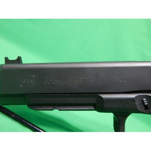 USED GLOCK 35 GEN4 40S&W 5.25" W/CASE (1)15RD MAG AFTERMARKET TRIGGER & ZEV MAGWELL