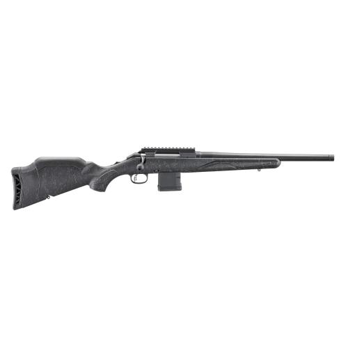 RUGER AMERICAN RIFLE GENERATION II PATROL 5.56NATO 16.1IN BARREL 10RD GRAPHITE BLACK CERAKOTE BLACK SPLATTER G2 STOCK AR STYLE MAG NONE-PICATINNY BASE