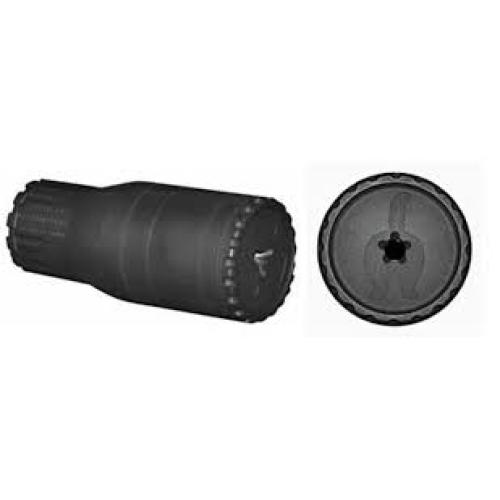 Yankee Hill Machine Co Fat Cat, Suppressor, 556NATO, 1/2-28 sRx Mount with Cat Endcap, Steel, Black YHM-2210-MB-28