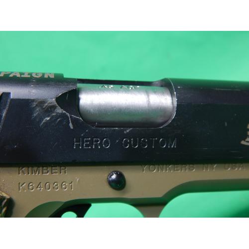 USED KIMBER HERO CUSTOM 45 ACP 5" W/CASE (1) 8RD MAG