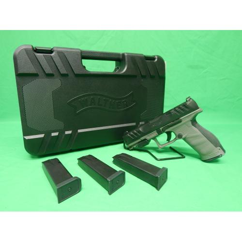 USED WALTHER PDP FULL SIZE 9X19 4.25" W/CASE (1) 10RD (3) 18RD MAGS