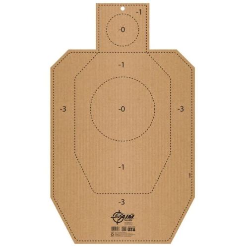 Allen 15684 EZ Aim IPSC IDPA Corrugated Silhouette Paper Shooting Target