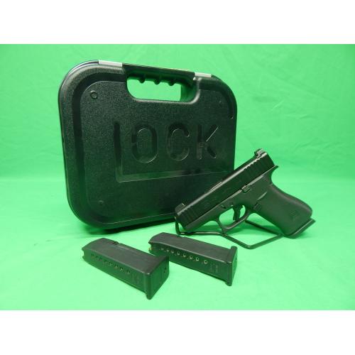 USED GLOCK 43X 9MM 3MAGS CASE  AND HOLSTER