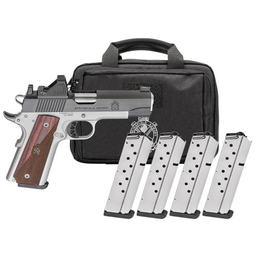 Springfield Armory PX9117LAOS-PAC 1911 Ronin AOS Gear Pac 9mm 9rd 5" Viridian RFX-11 Green Dot