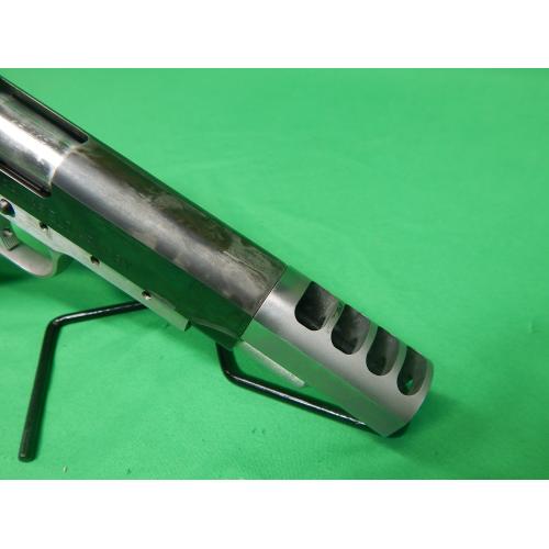 USED RARE SPRINGFIELD ARMORY PD9102 PDP DEFENDER 1911-A1 45ACP. 4" W/COMP 5.75" BBL. W/1-8RD MAG & C-MORE RED DOT. FAIR 90%+ SHOWS FINISH WEAR.  (Consignment)