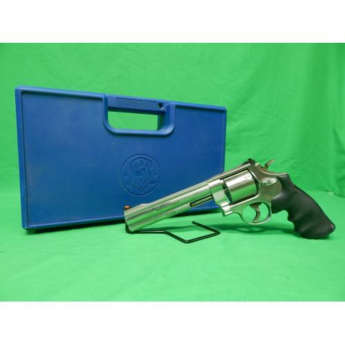 USED SMITH & WESSON 103575 610-1 10MM 6.5" STAINLESS 6RD REVOLVER. AS NEW IN BOX. FACTORY TEST FIRED ONLY? FAINT DRAG LINE ON CYLINDER. 99%+ (Consignment)