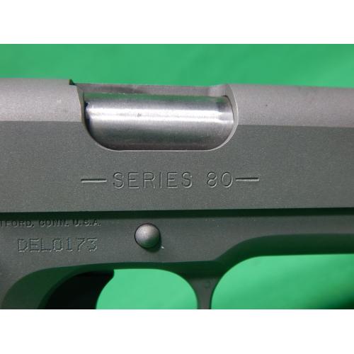 USED 1998 COLT O1091DELTA DELTA 10MM 5" 8RD 1911. SATIN STAINLESS SERIES 80 IN CASE W/1-MAG. 99%+. NOT MARKED DELTA ELITE. PONY NOT TRIANGLE GRIPS (Consignment)