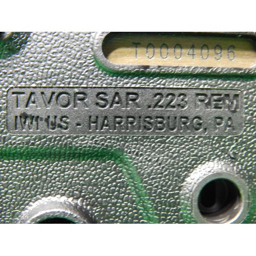 USED IWI SAR-B16L TAVOR SAR 5.56MM SEMI AUTO RIFLE. IN BOX W/1-30RD MAGPUL & TRIJICON RX01 RED DOT. EXCELLENT CONDITION. FACTORY TEST FIRED ONLY? 99% (Consignment)