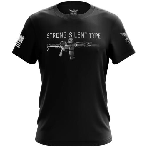 STRONG SILENT TYPE SHORT SLEEVE SHIRT MD