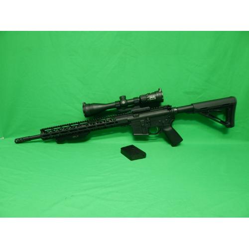 USED DPMS DA-15 350 LEGEND 18.5" W/PRO 2A UPPER, (1) 10RD MAG & SIG BUCKMASTER 3-12X44