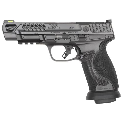 Smith & Wesson 14068 M&P M2.0 Competitor HD 9mm Luger 17+1 5" Overall Black Armornite Stainless Steel Spiral Fluted Barrel, Lightening Cut/Optic Ready