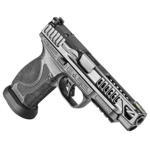 Smith & Wesson 14068 M&P M2.0 Competitor HD 9mm Luger 17+1 5" Overall Black Armornite Stainless Steel Spiral Fluted Barrel, Lightening Cut/Optic Ready