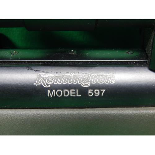 USED REMINGTON 597 22LR 20" W/ (1) 10RD MAG & 3-9X32 OPTIC