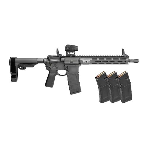 Springfield Armory STV9115556BPV2PAC SAINT Victor V2 Gear Pac 5.56 NATO 30+1 11.50" Black Melonite Barrel, M-LOK Handguard, Black Hardcoat Anodize Alu