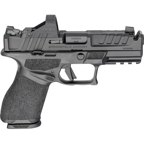 Springfield, Echelon 4.0C Comp, Semi-automatic, Striker Fired, Polymer Frame Pistol, Compact, 9MM, 4" Barrel with Integrally Compensated Slide, Meloni