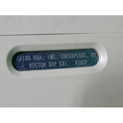 USED KRISS VECTOR SDP 45 ACP 6.5" W/(1) 30RD Mg