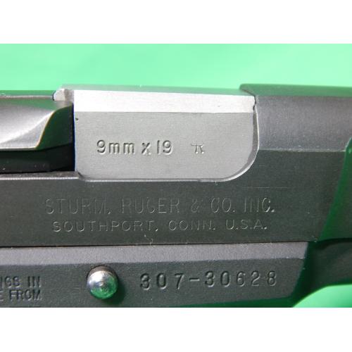 USED 1993 RUGER  3045 P89 9MM 15RD 4.5". IN HARD CASE W/1-MAG. VERY GOOD USED CONDITION.