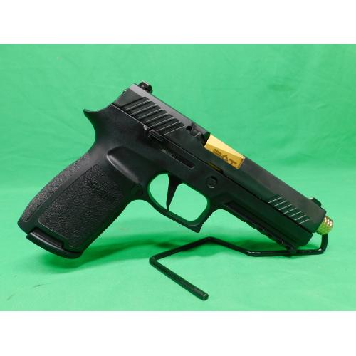 USED SIG SAUER 320F-9-BSS P320 9X19 W/ CASE, (2)17RD MAGS, AND THREADED & ORIGINAL BARREL