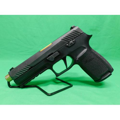 USED SIG SAUER 320F-9-BSS P320 9X19 W/ CASE, (2)17RD MAGS, AND THREADED & ORIGINAL BARREL